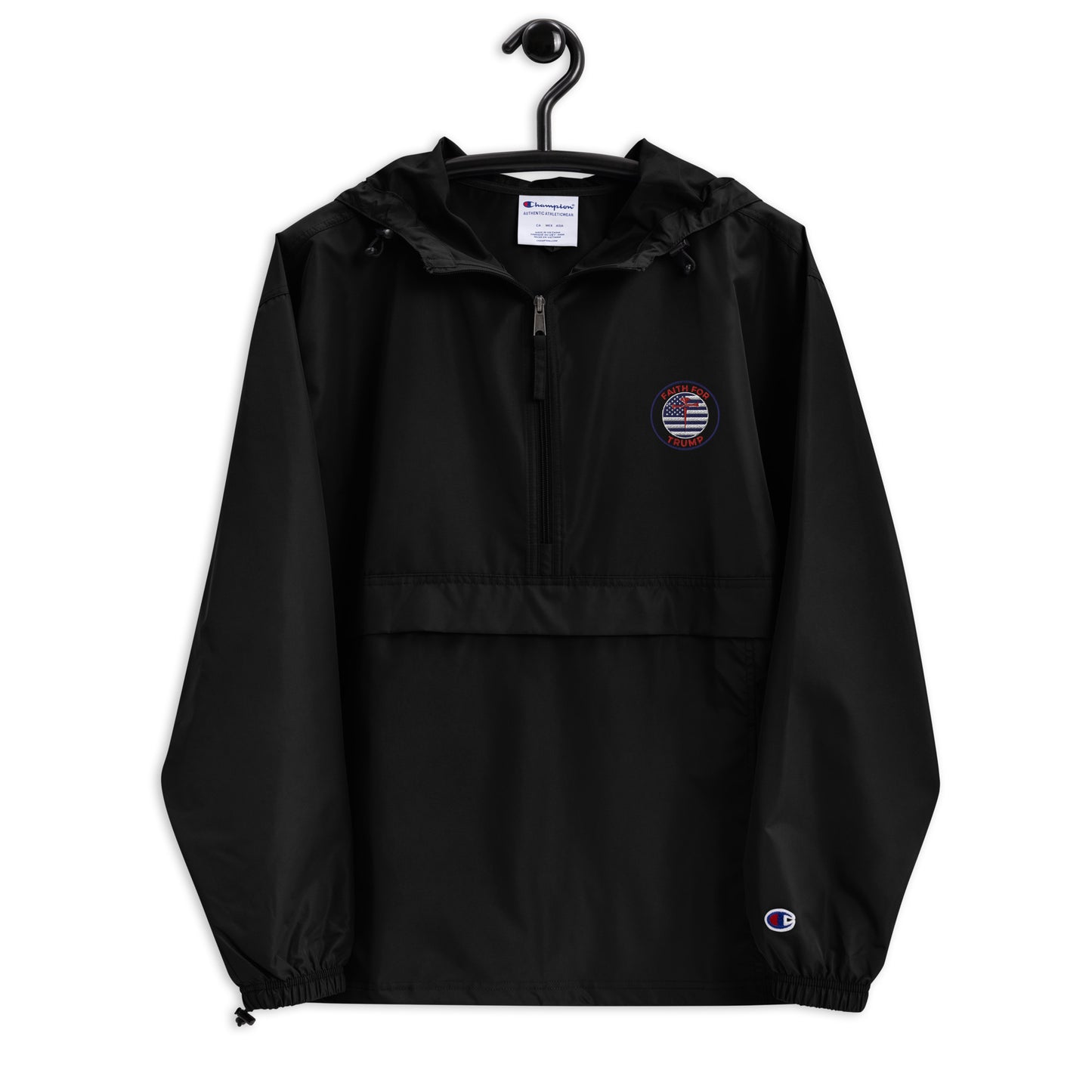 Logo Embroidered Champion Packable Jacket