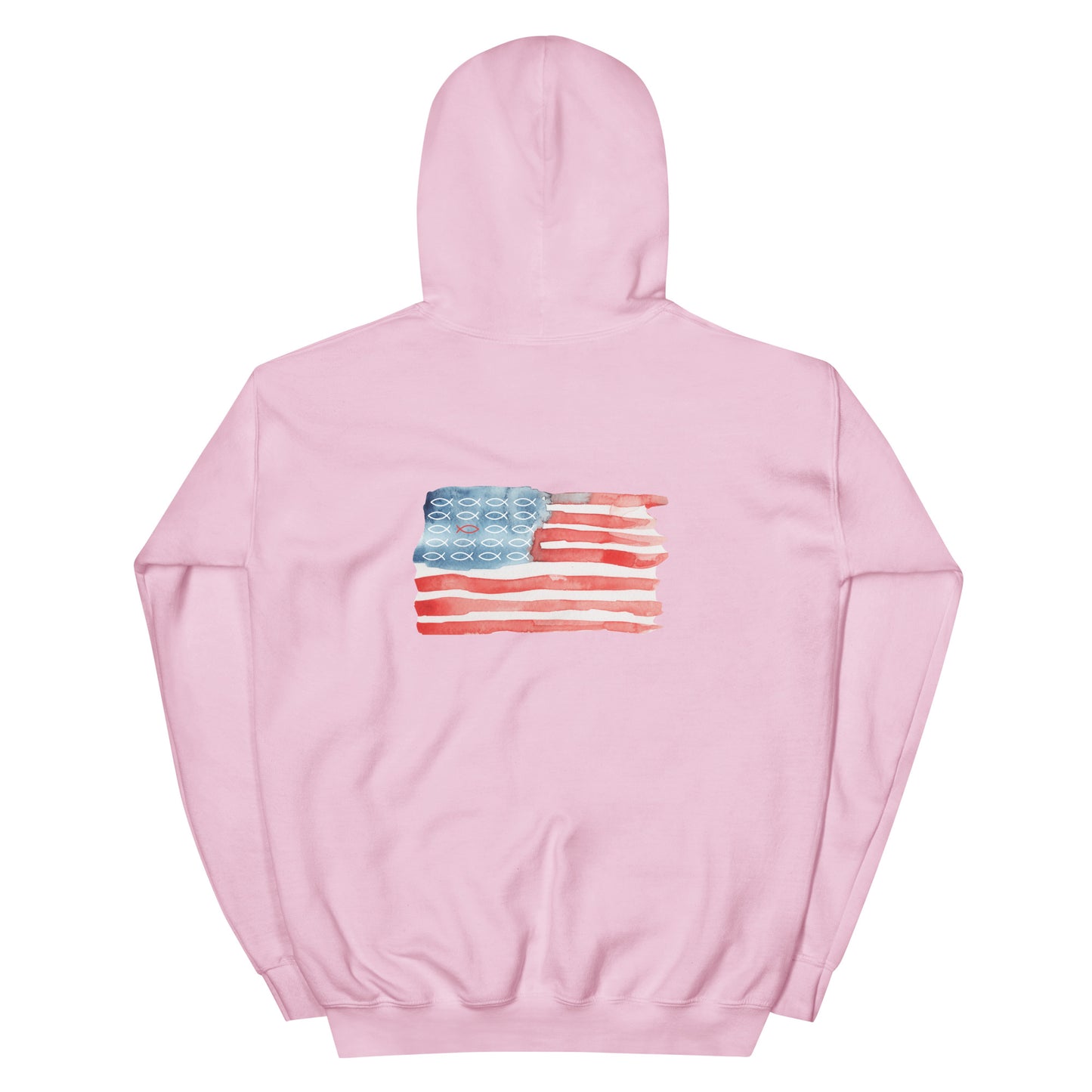 Faith Fish Flag Unisex Hoodie