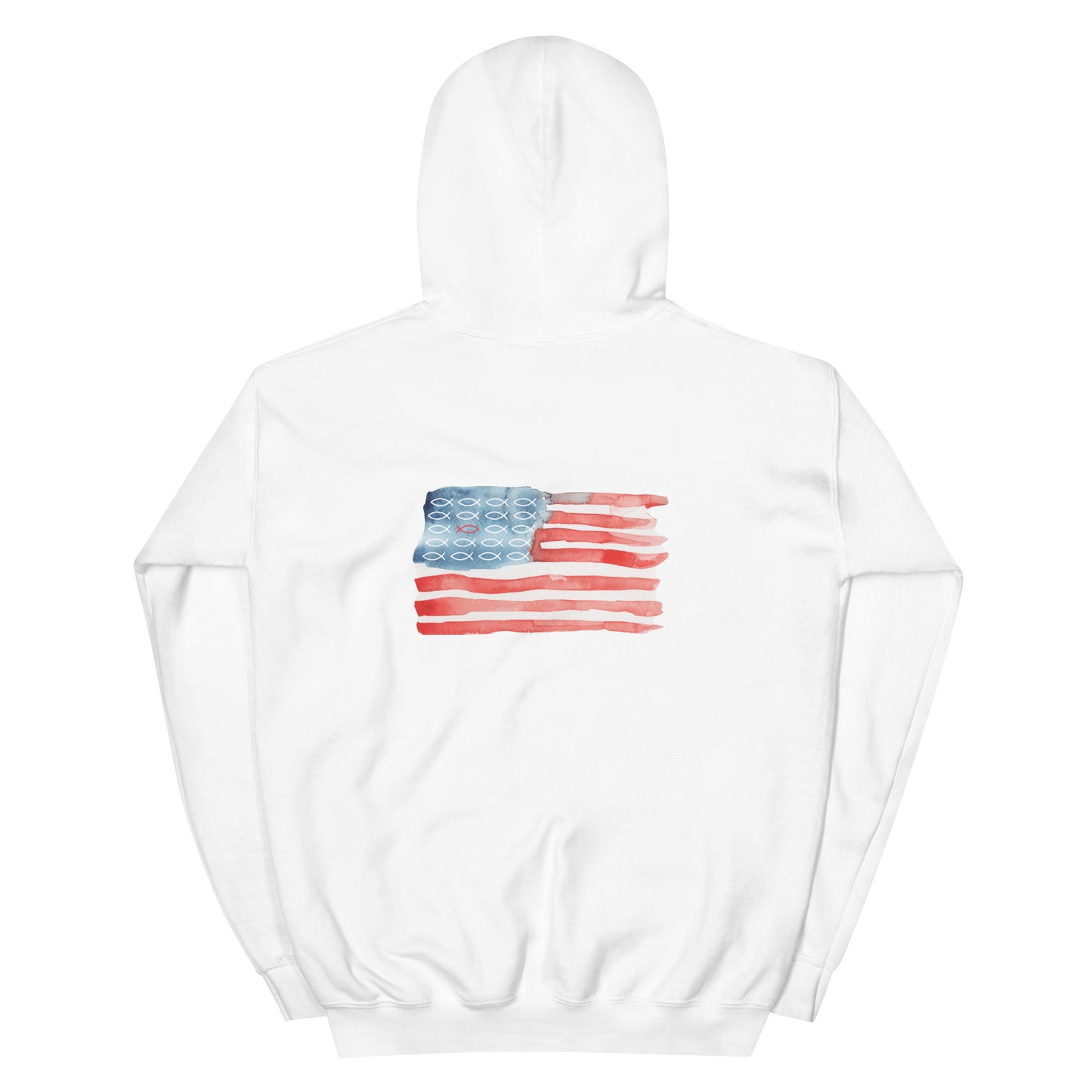 Faith Fish Flag Unisex Hoodie