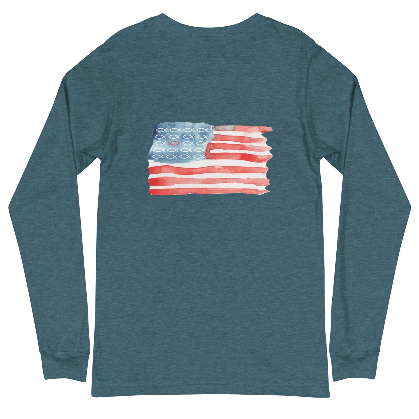 Faith Flag Long Sleeve Unisex Long Sleeve Tee