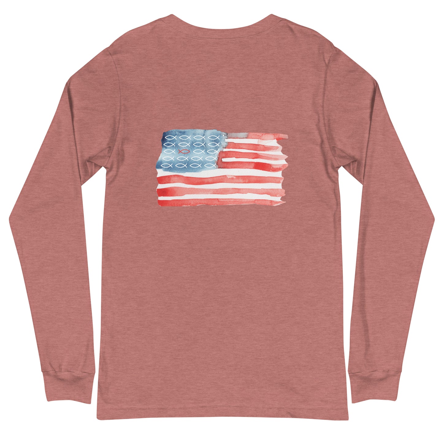 Faith Flag Long Sleeve Unisex Long Sleeve Tee