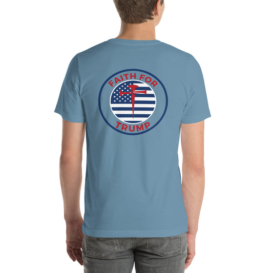 Faith for Trump logo Unisex t-shirt