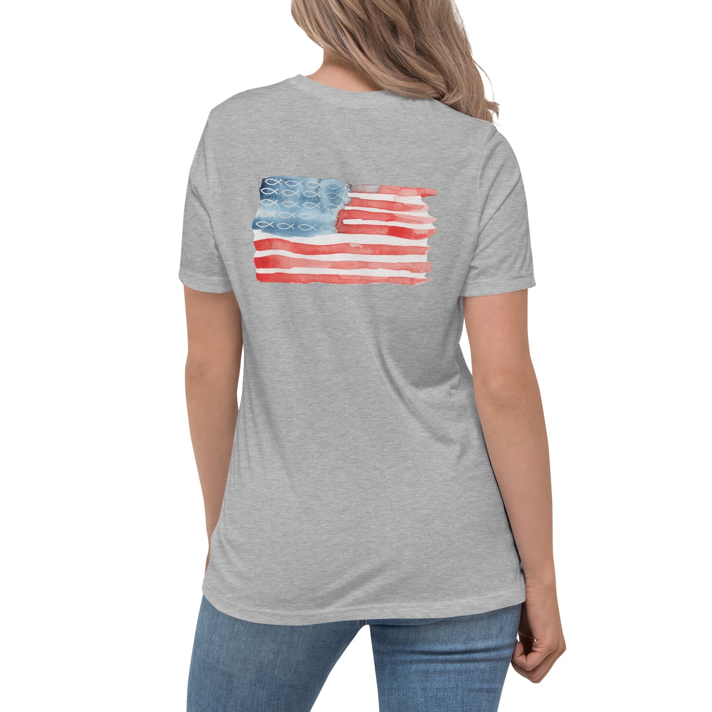 Faith Fish Flag Women's T-Shirt