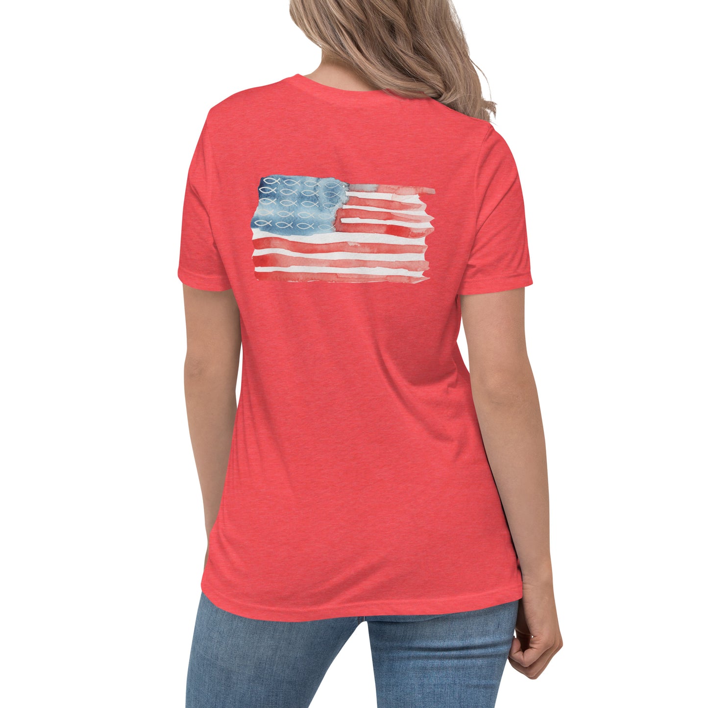 Faith Fish Flag Women's T-Shirt