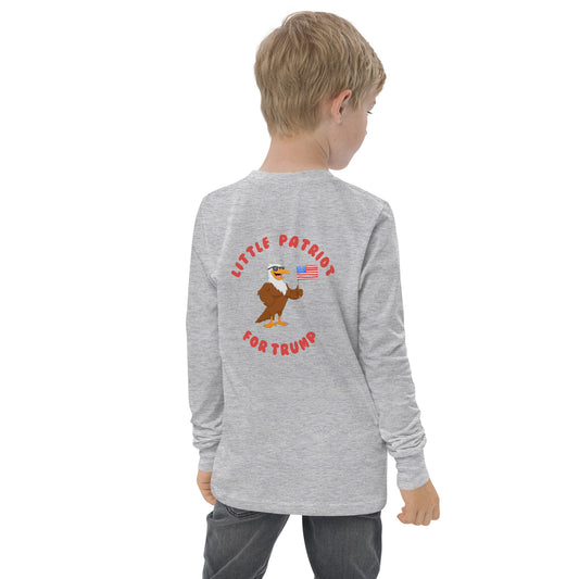 Youth Little Patriot long sleeve tee