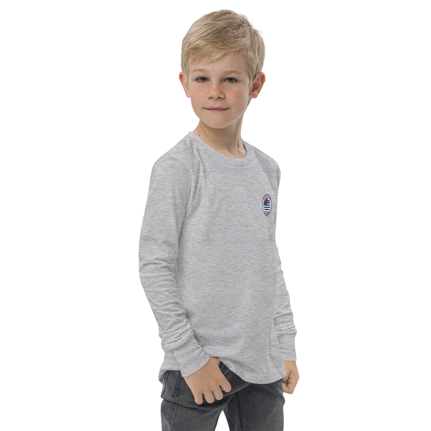 Youth Little Patriot long sleeve tee