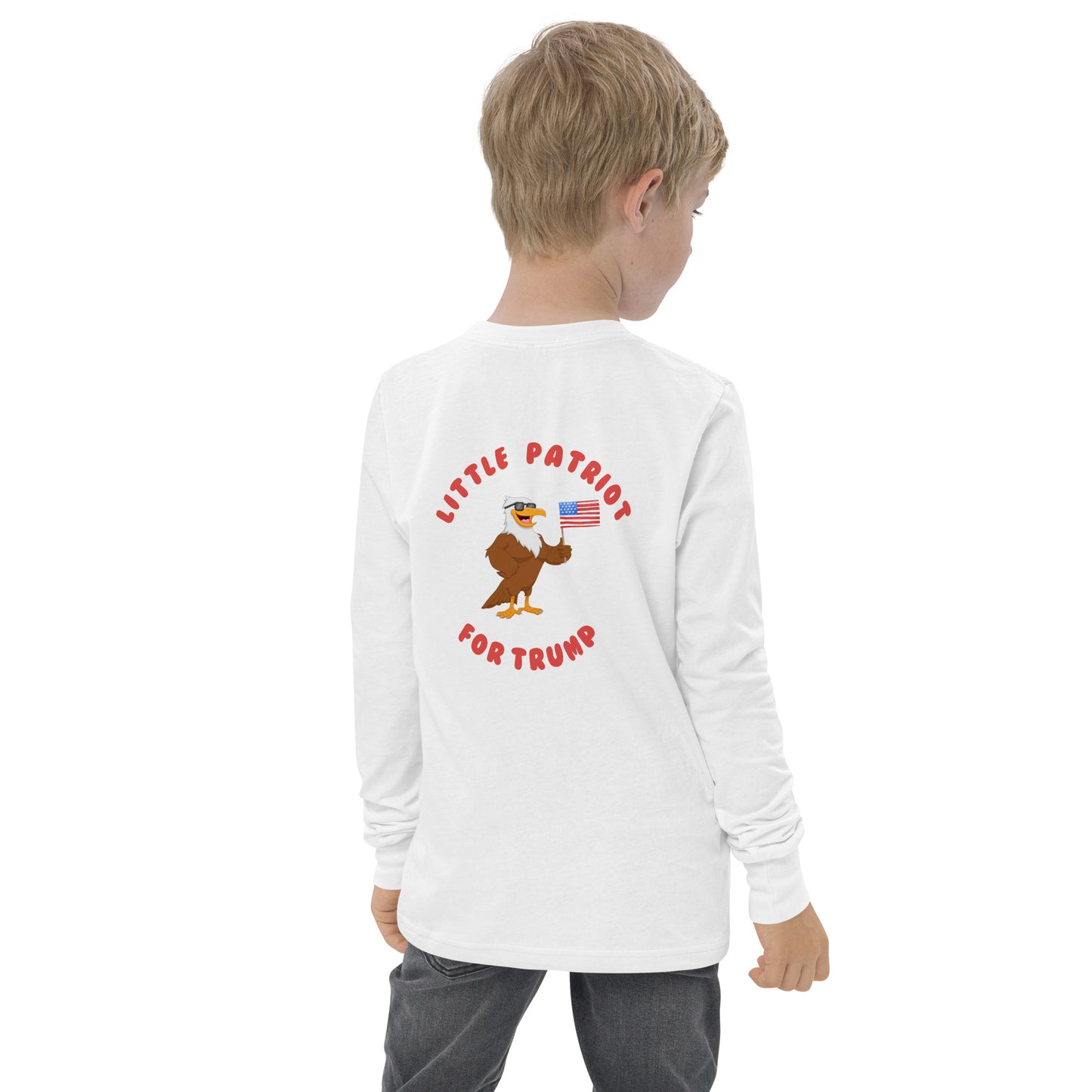 Youth Little Patriot long sleeve tee