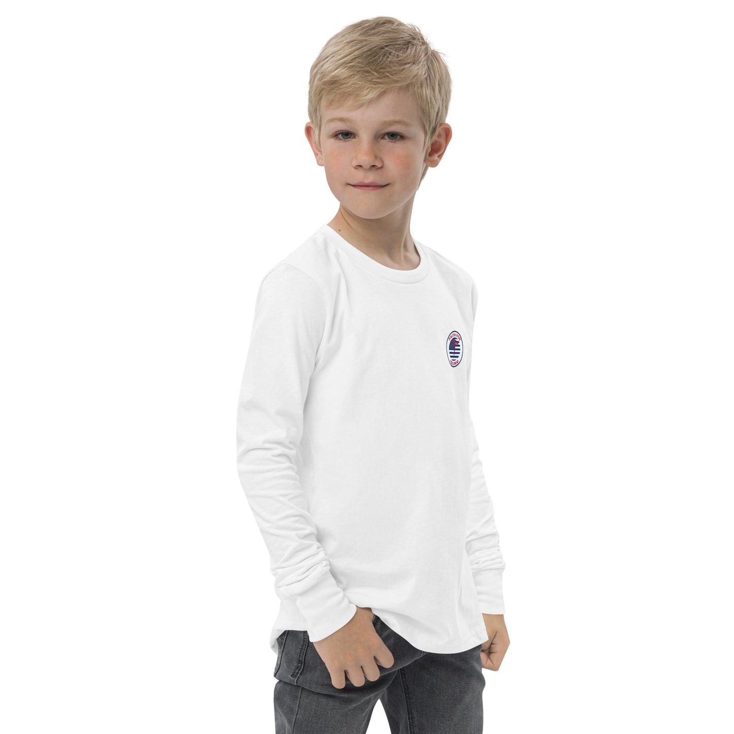 Youth Little Patriot long sleeve tee